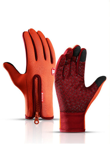 Winter Touchscreen Gloves – Waterproof, Fleece-Lined Sports Gloves for Motorcycle & Outdoor Activitie