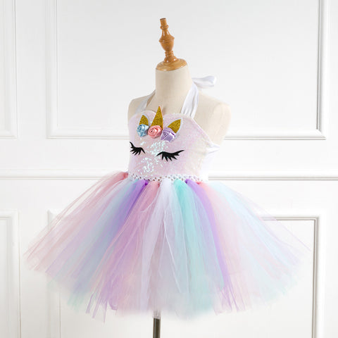 Girls' dresses unicorn