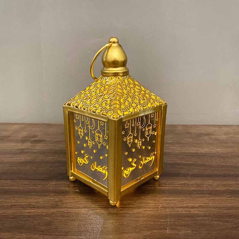 Lamp Led Eid Mubarak Decor String Lights Ramadan Kareem Decorations