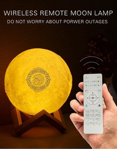 Ramadan Gift Qulan Sound Box Quran Muslim Bluetooth Speaker Colorful Moon Light One Replacement