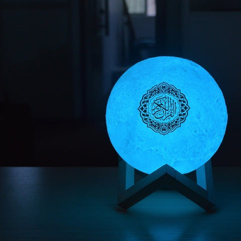 Ramadan Gift Qulan Sound Box Quran Muslim Bluetooth Speaker Colorful Moon Light One Replacement