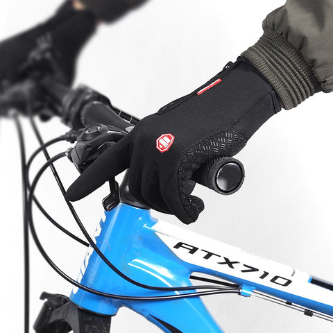 Winter Touchscreen Gloves – Waterproof, Fleece-Lined Sports Gloves for Motorcycle & Outdoor Activitie