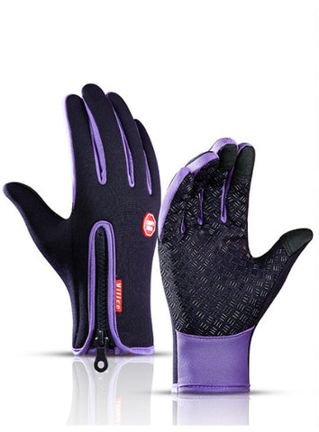 Winter Touchscreen Gloves – Waterproof, Fleece-Lined Sports Gloves for Motorcycle & Outdoor Activitie