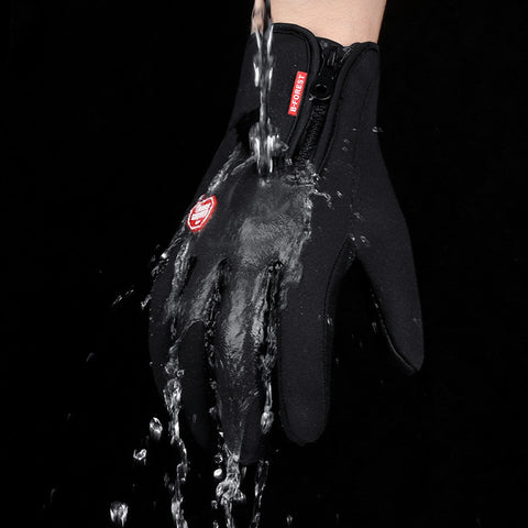 Winter Touchscreen Gloves – Waterproof, Fleece-Lined Sports Gloves for Motorcycle & Outdoor Activitie