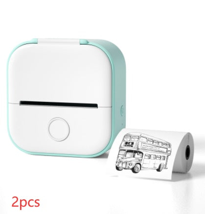 Portable Mini Thermal Label Printer – Bluetooth-Compatible Photo & Price Tag Printer for Home and Students