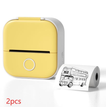 Portable Mini Thermal Label Printer – Bluetooth-Compatible Photo & Price Tag Printer for Home and Students