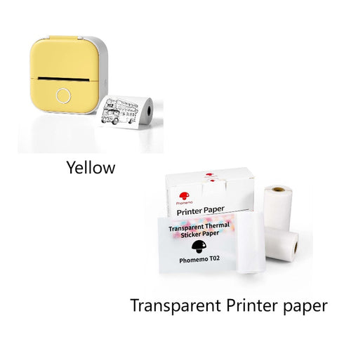 Portable Mini Thermal Label Printer – Bluetooth-Compatible Photo & Price Tag Printer for Home and Students