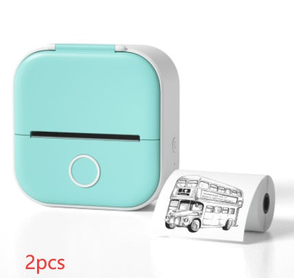 Portable Mini Thermal Label Printer – Bluetooth-Compatible Photo & Price Tag Printer for Home and Students