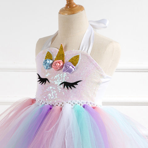 Girls' dresses unicorn