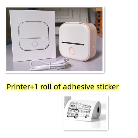 Portable Mini Thermal Label Printer – Bluetooth-Compatible Photo & Price Tag Printer for Home and Students