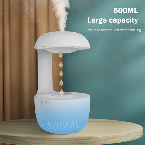 Anti-Gravity Air Humidifier – Silent Countercurrent Mist Maker with Levitating Water Drops, Cool Fogger for Relaxation & Fatigue Relief