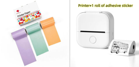 Portable Mini Thermal Label Printer – Bluetooth-Compatible Photo & Price Tag Printer for Home and Students