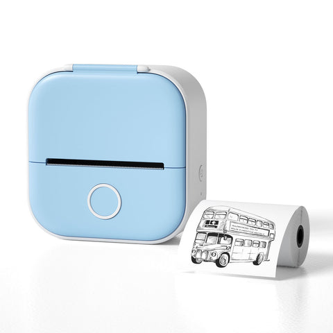 Portable Mini Thermal Label Printer – Bluetooth-Compatible Photo & Price Tag Printer for Home and Students