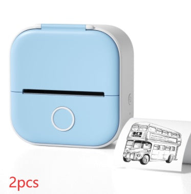 Portable Mini Thermal Label Printer – Bluetooth-Compatible Photo & Price Tag Printer for Home and Students