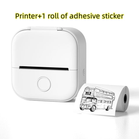 Portable Mini Thermal Label Printer – Bluetooth-Compatible Photo & Price Tag Printer for Home and Students