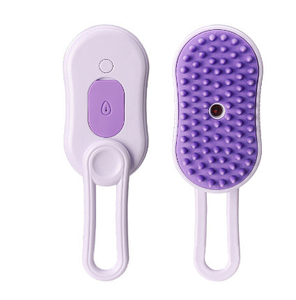 3-in-1 Cat & Dog Steam Brush – Electric Spray Grooming Comb for Hair Removal and Massage